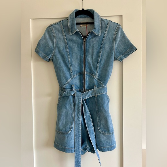 Alice and Olivia Denim Romper - Picture 7 of 9